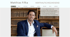 Desktop Screenshot of matthias-fifka.de