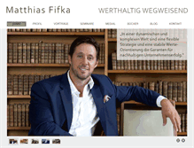 Tablet Screenshot of matthias-fifka.de